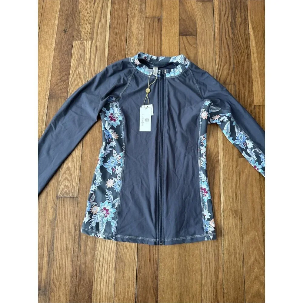 Helen Jon Women's Rash Guard Island Surf Shirt Rhapsody UPF50 Size XS